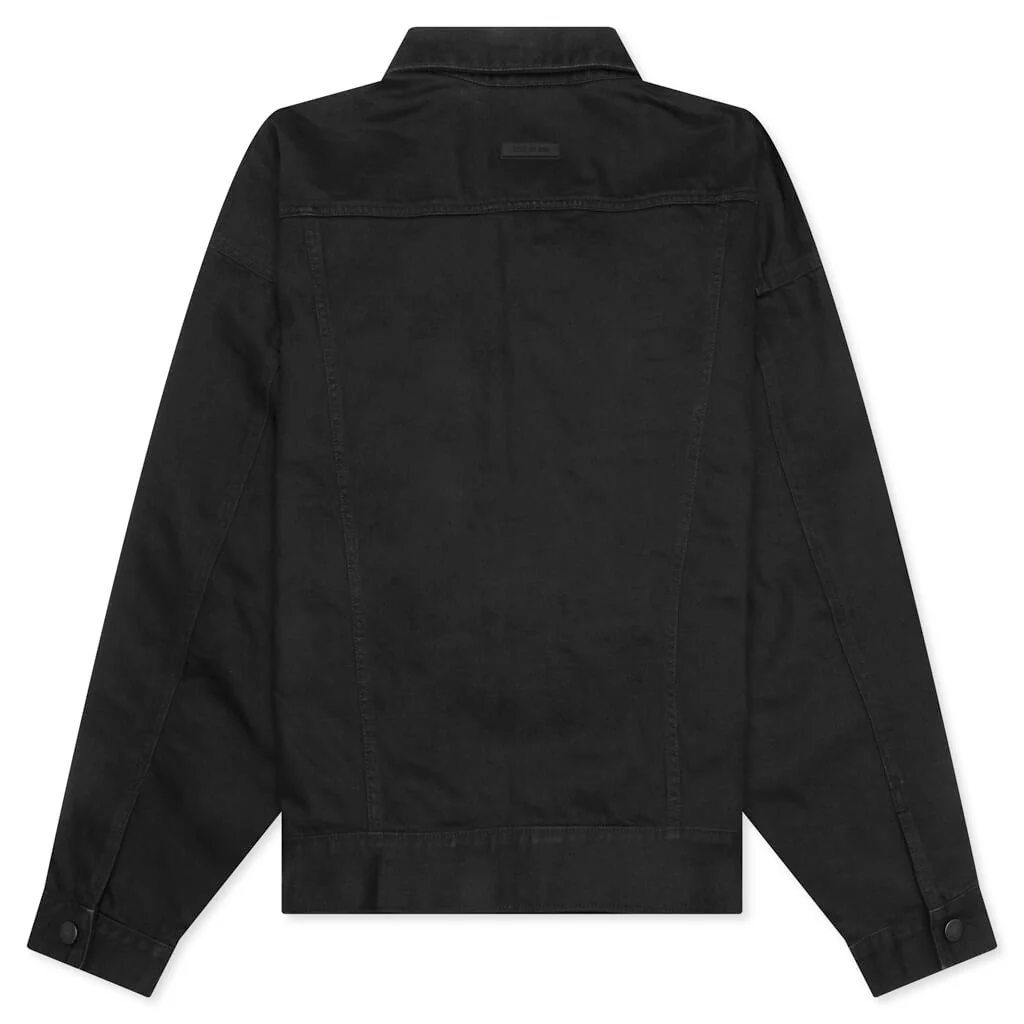 Denim Jacket - Jet Black - Image 2