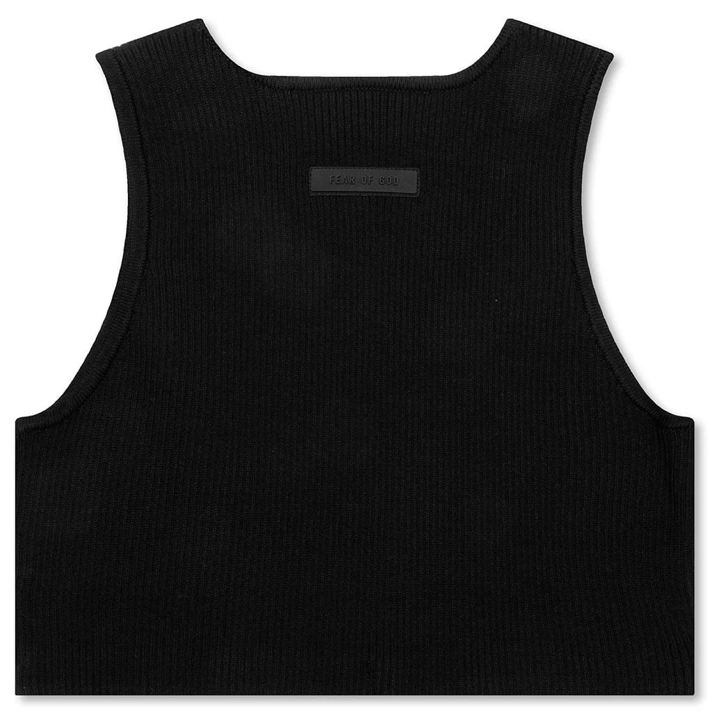 Essentials Core Sport Tank Women's - Jet Black - Image 2