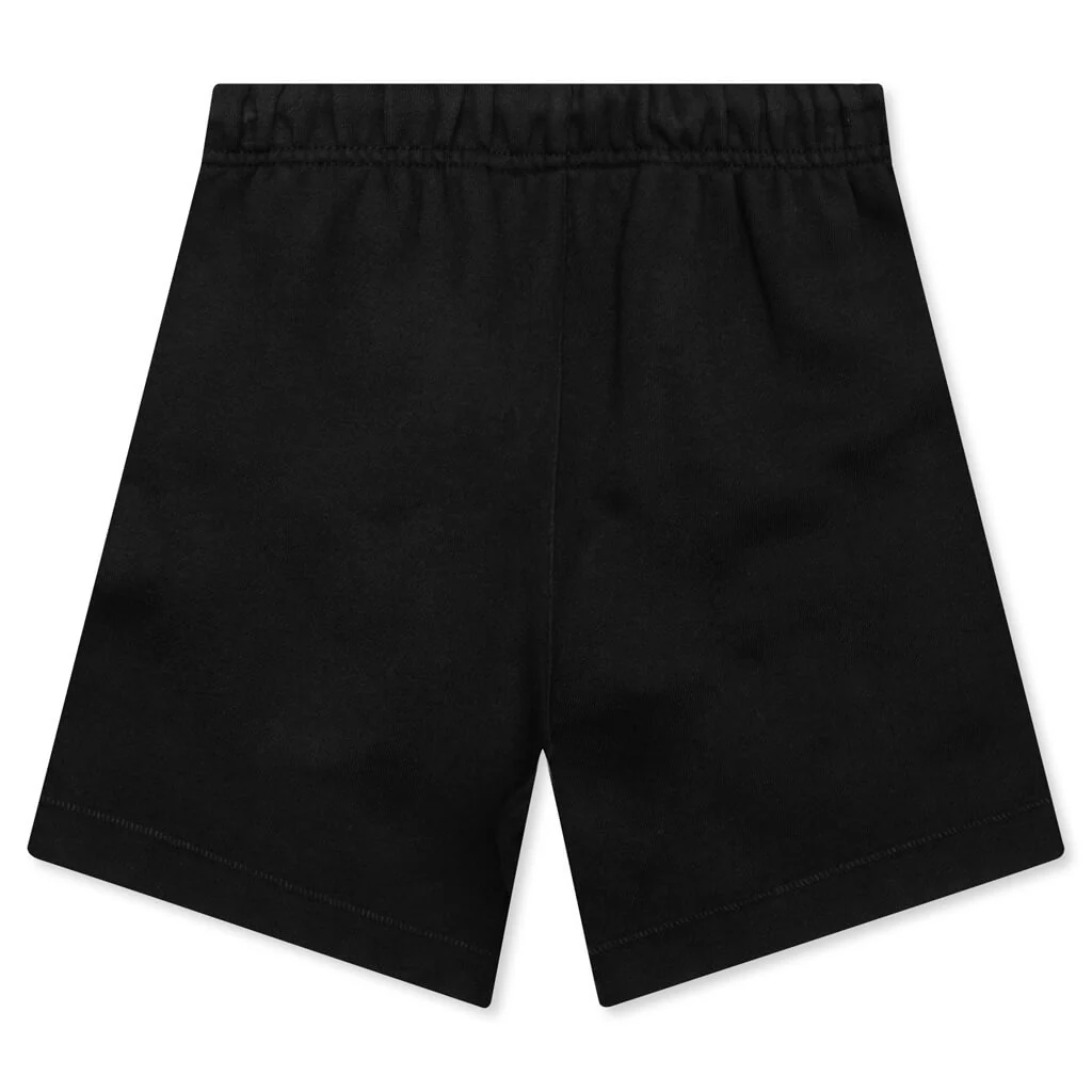 Kid's Sweatshort - Jet Black - Image 2