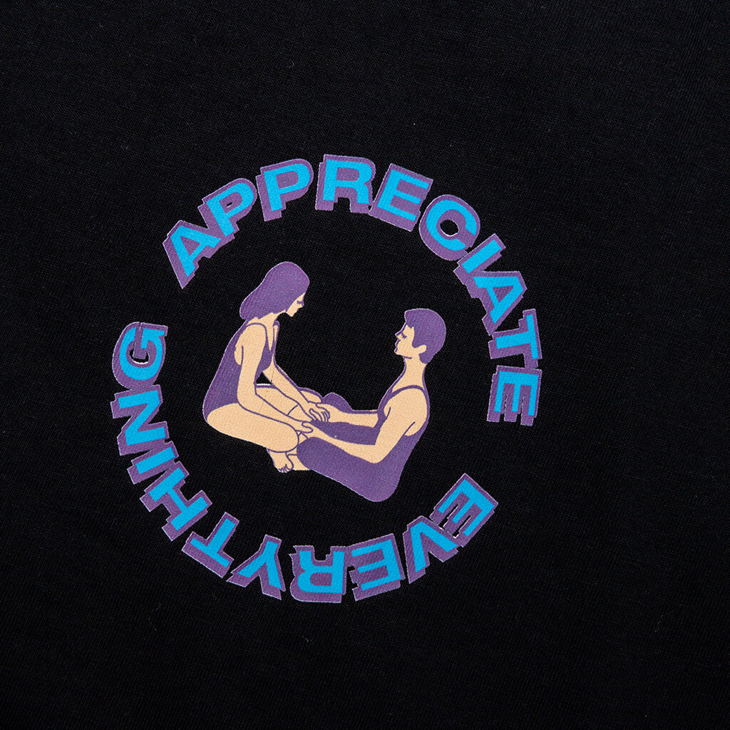 Expect Nothing Appreciate Everything Tee - Black - Image 5