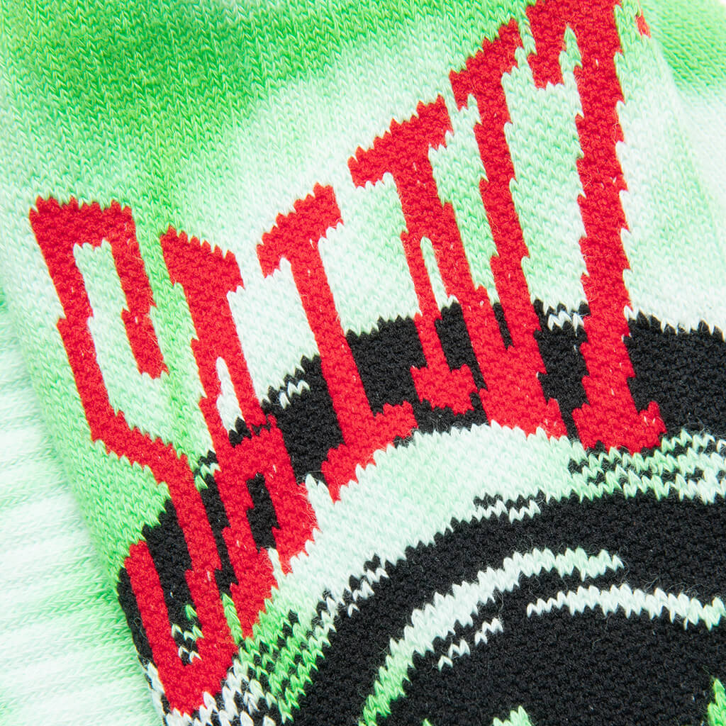 Eyes Socks - Tie Dye Green - Image 2