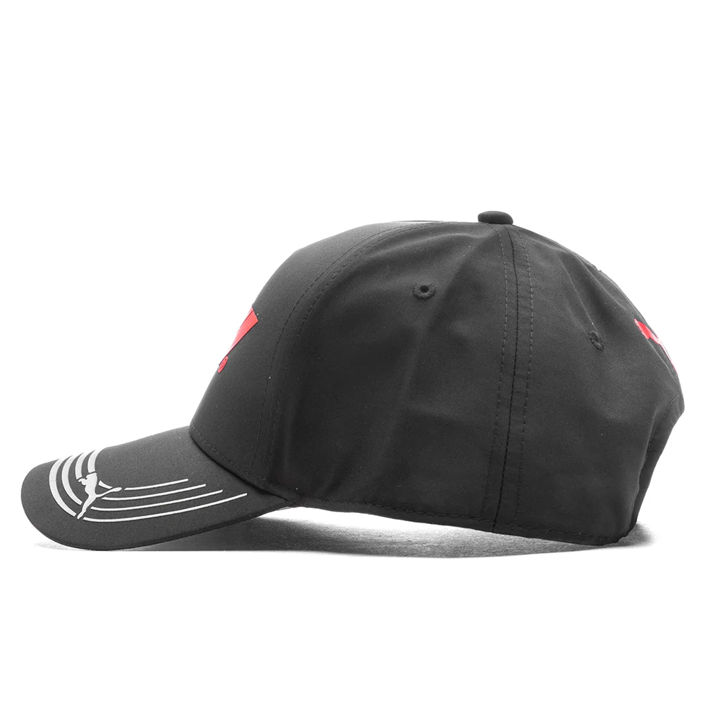 Joshua Vides for Scuderia Ferrari Replica Sainz Baseball Cap - Black - Image 4