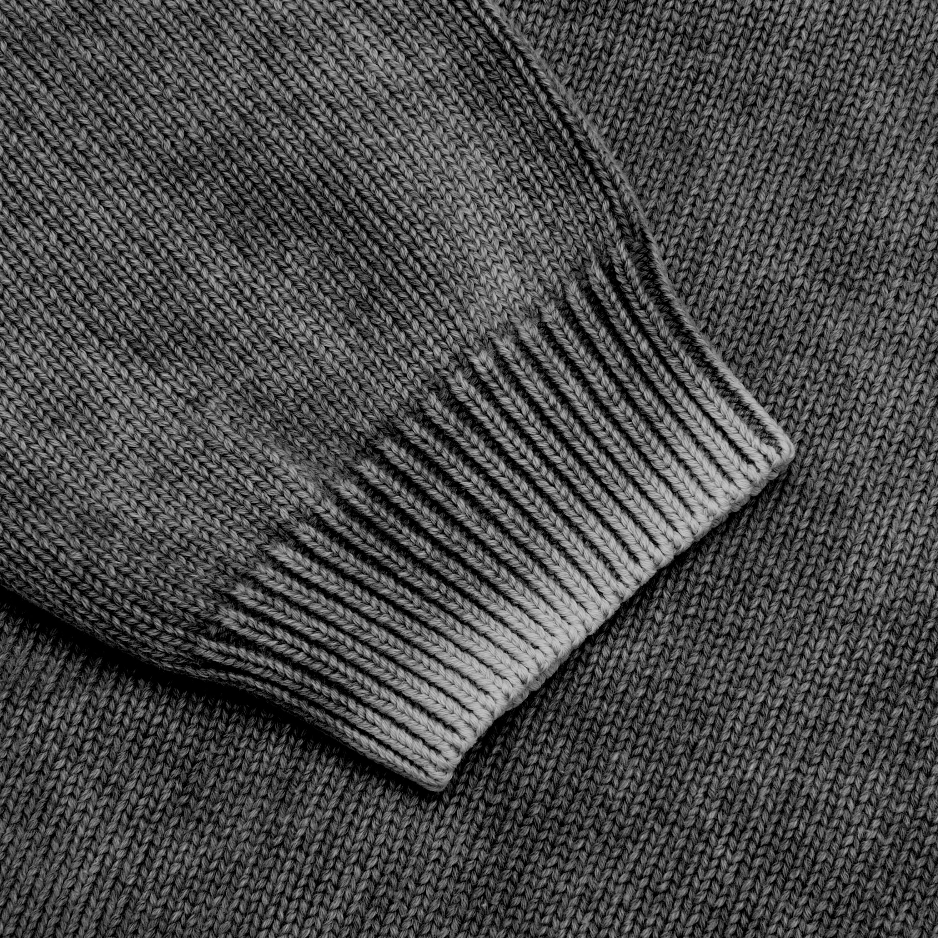 Faded Cotton Crew - Black - Image 4