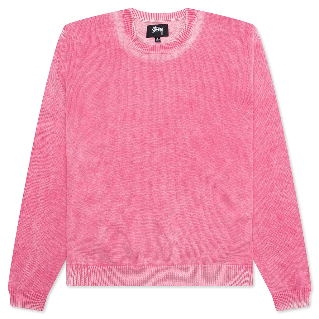Faded Cotton Crew - Pink