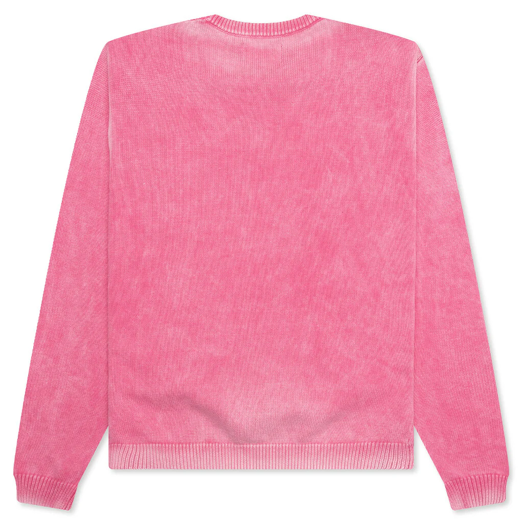 Faded Cotton Crew - Pink - Image 2