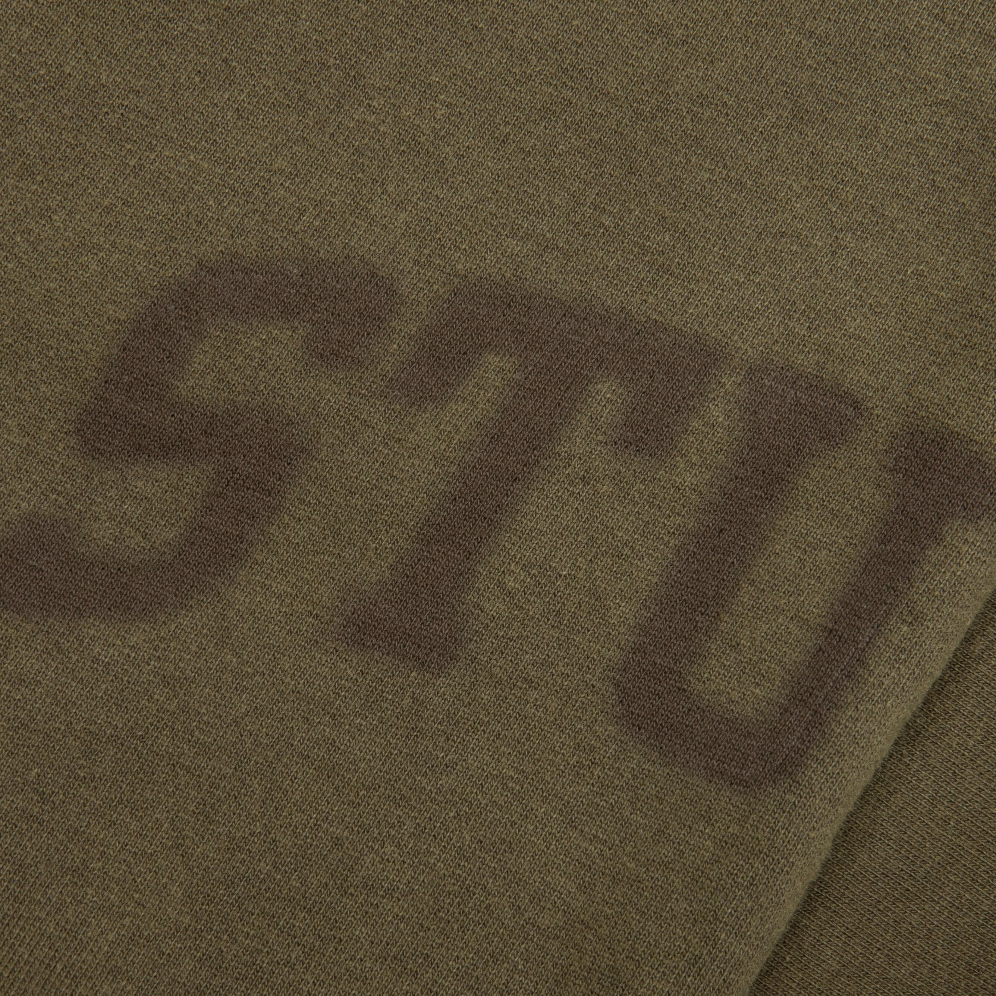 Faded Graphic Fleece Pant - Olive - Image 3