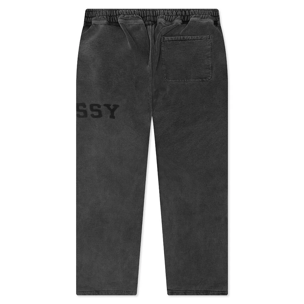 Faded Graphic Fleece Pant - Washed Black - Image 2