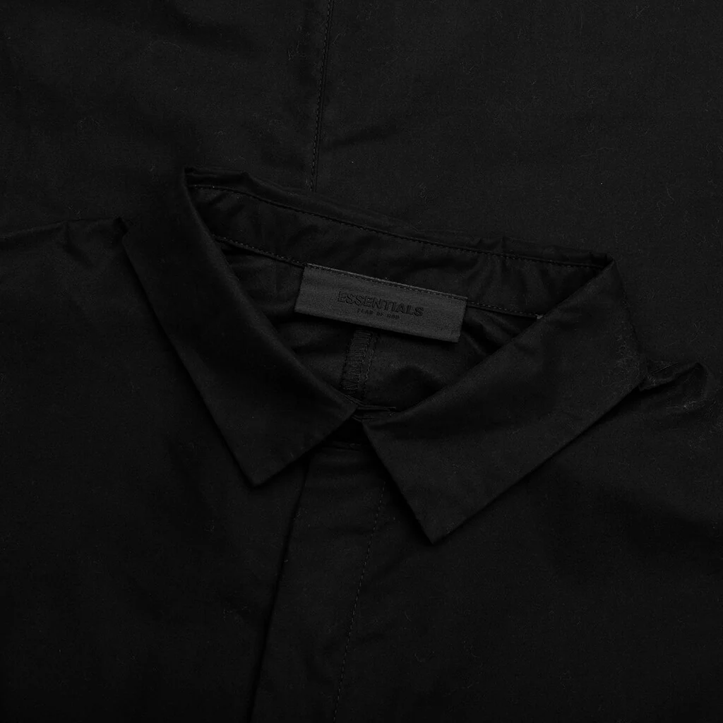Button Down Shirt - Jet Black - Image 3