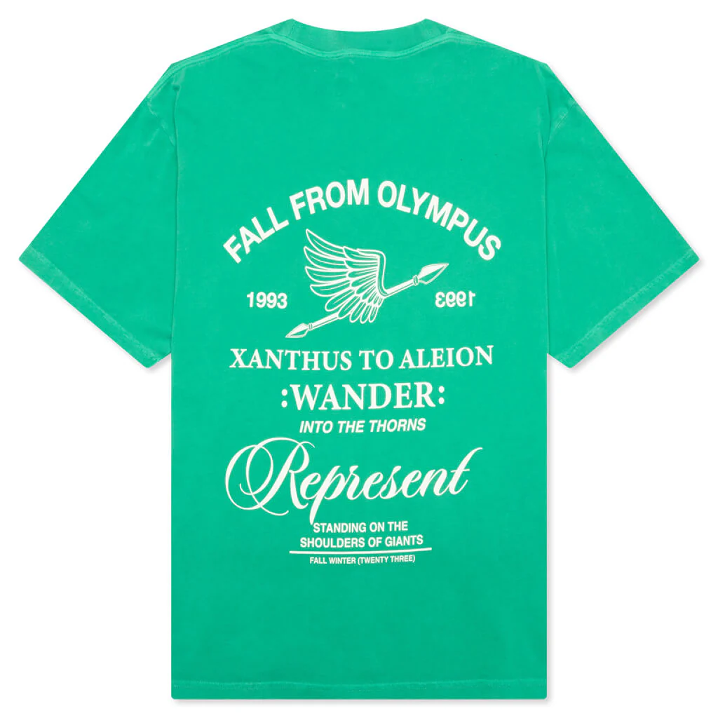 Fall From Olympus T-Shirt - Island Green - Image 2