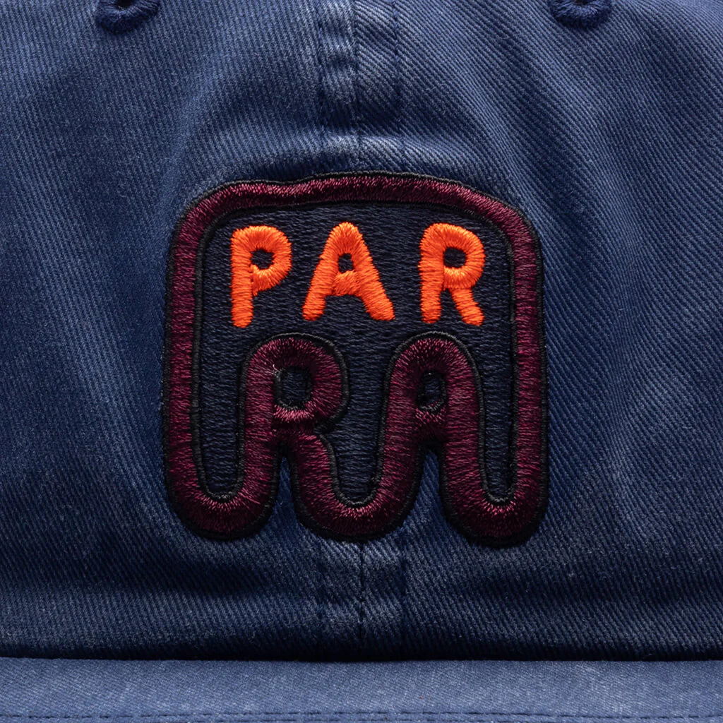 Fast Food Logo 6 Panel Hat - Navy Blue - Image 2