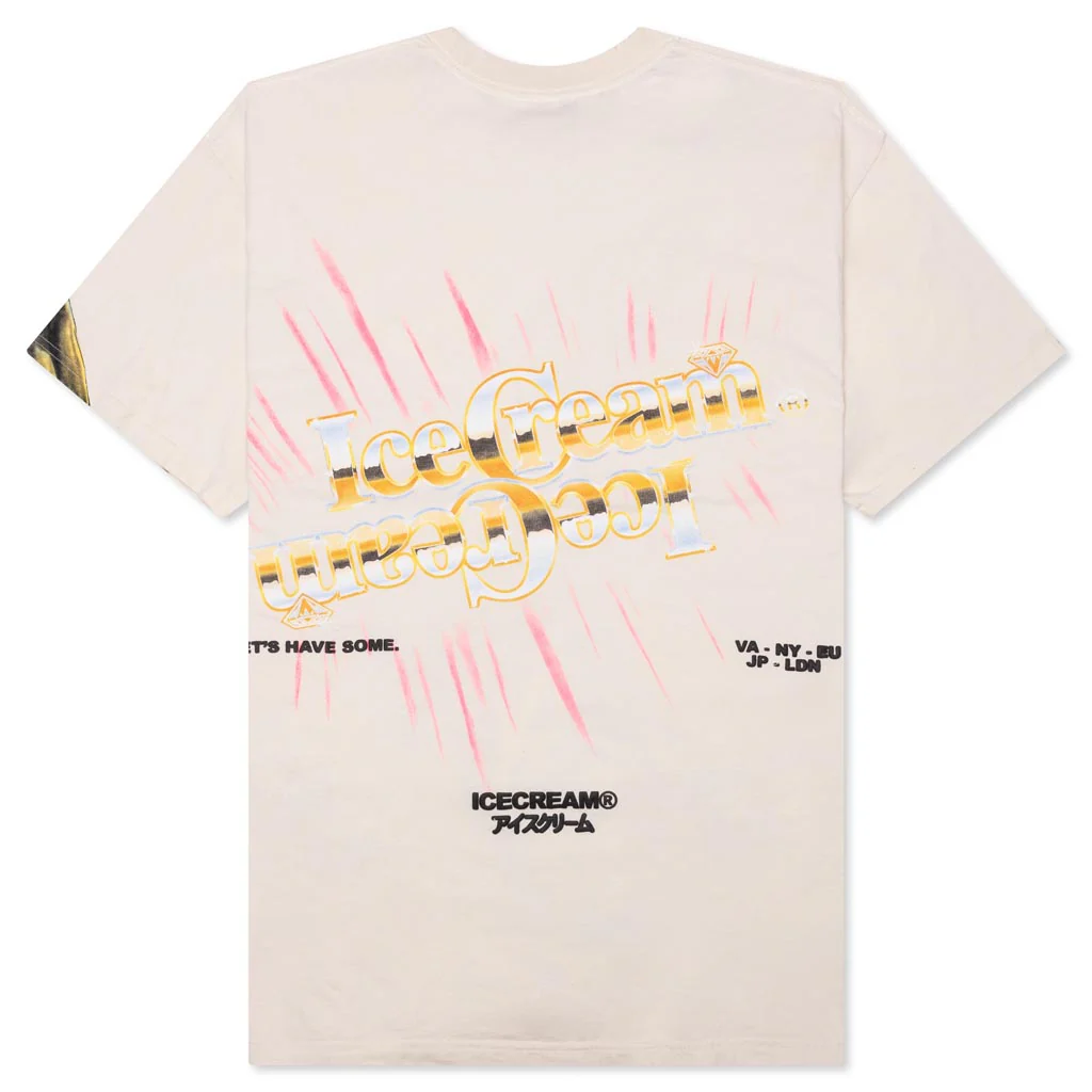 Fear Of A Rich Planet S/S Knit - Antique White - Image 2