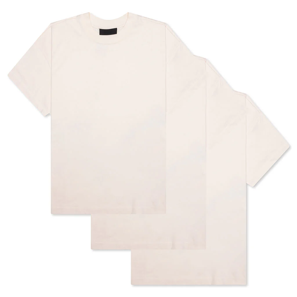 3-Pack Essential Tee - Shell