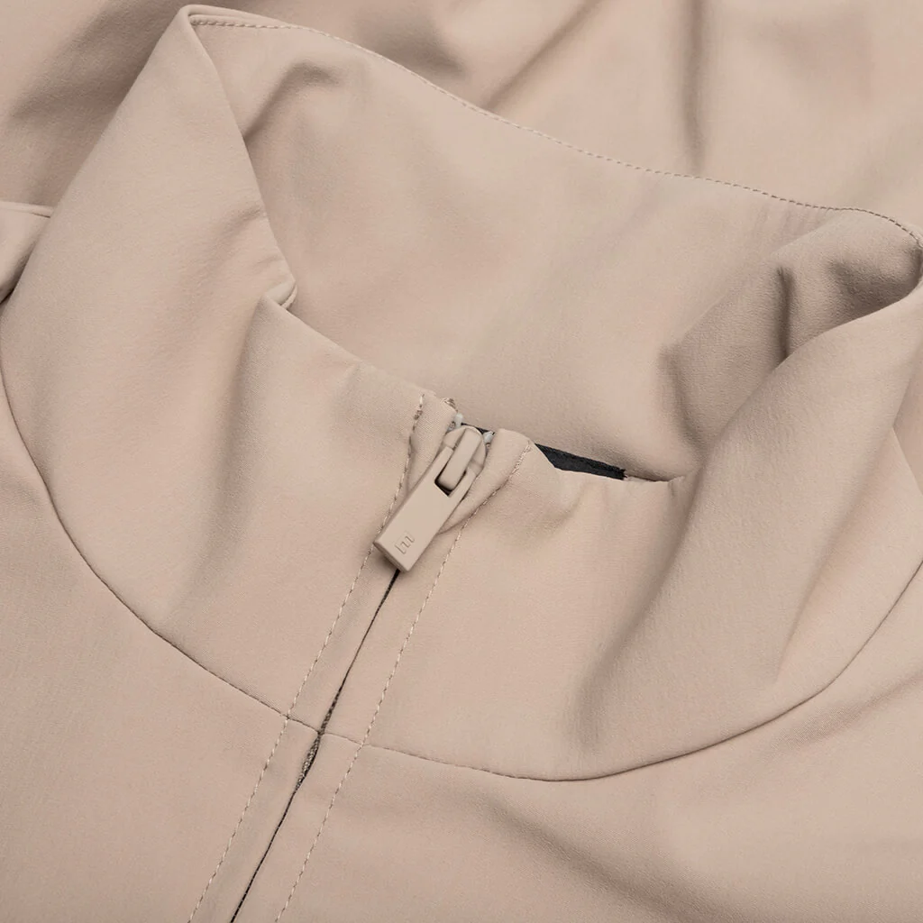 Bonded Nylon Bomber Jacket - Desert Sand - Image 5
