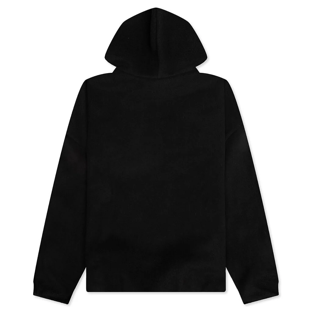 Brushed Hoodie - Black - Image 2