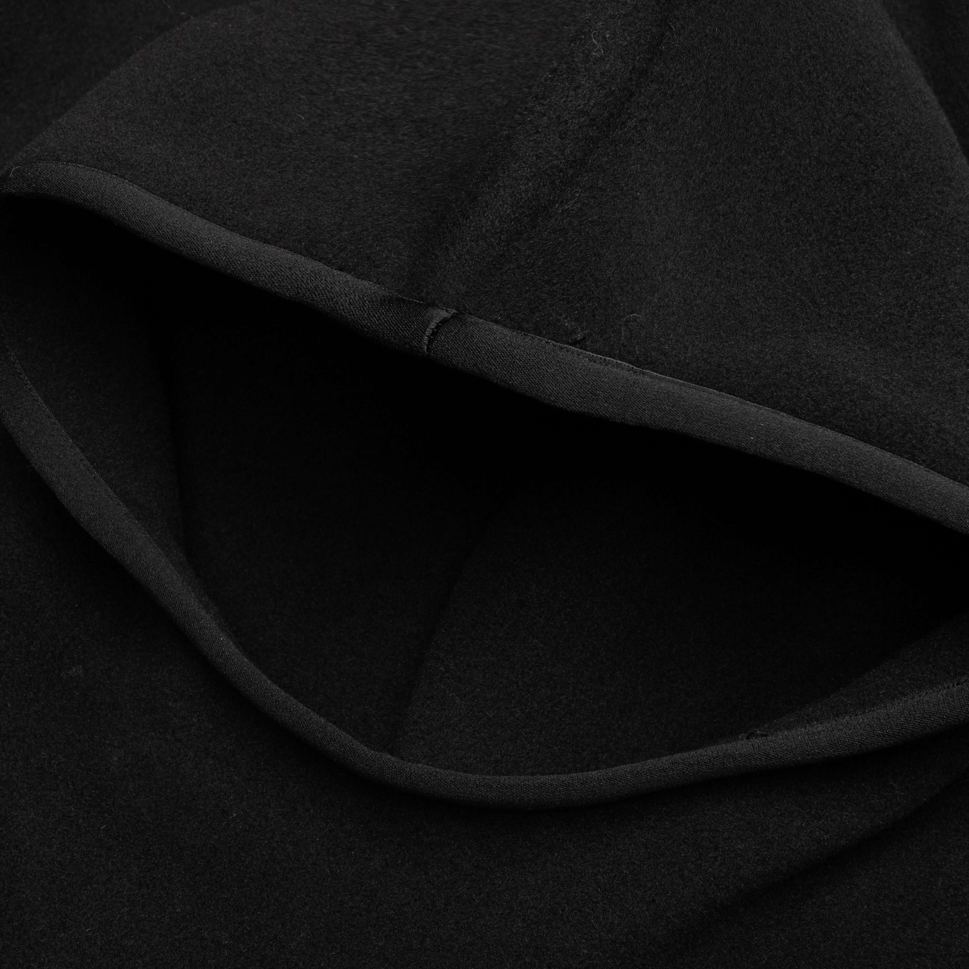 Brushed Hoodie - Black - Image 3