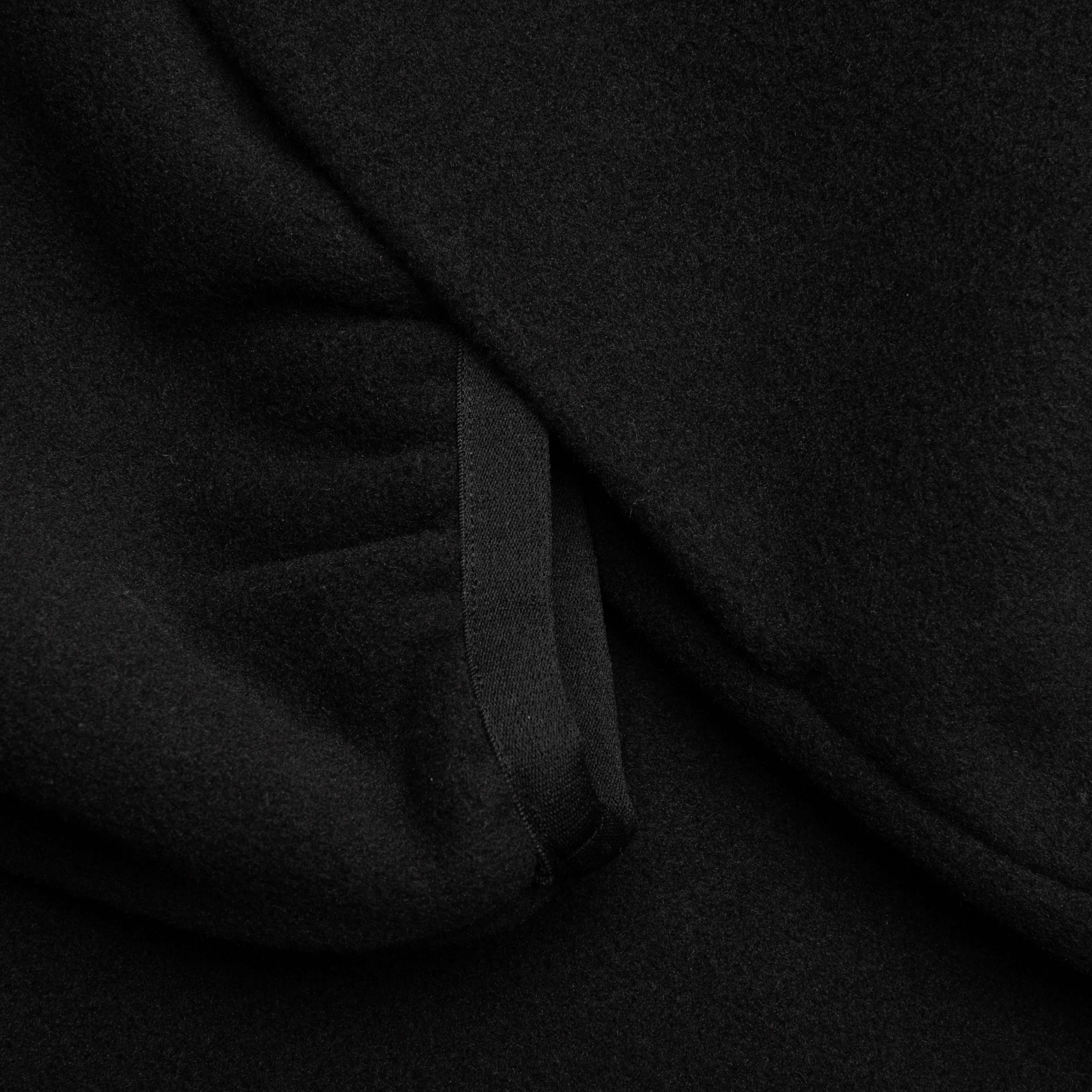 Brushed Hoodie - Black - Image 5