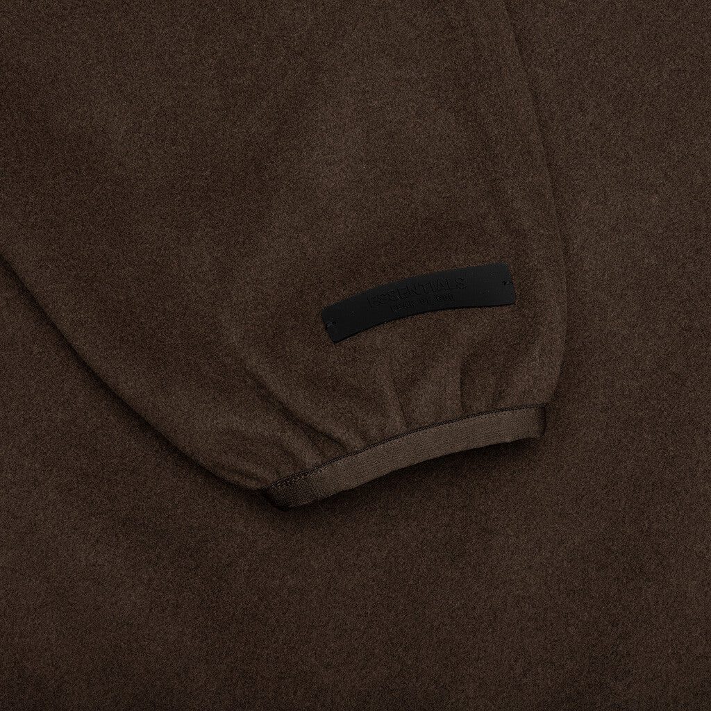 Brushed Hoodie - Brown - Image 5