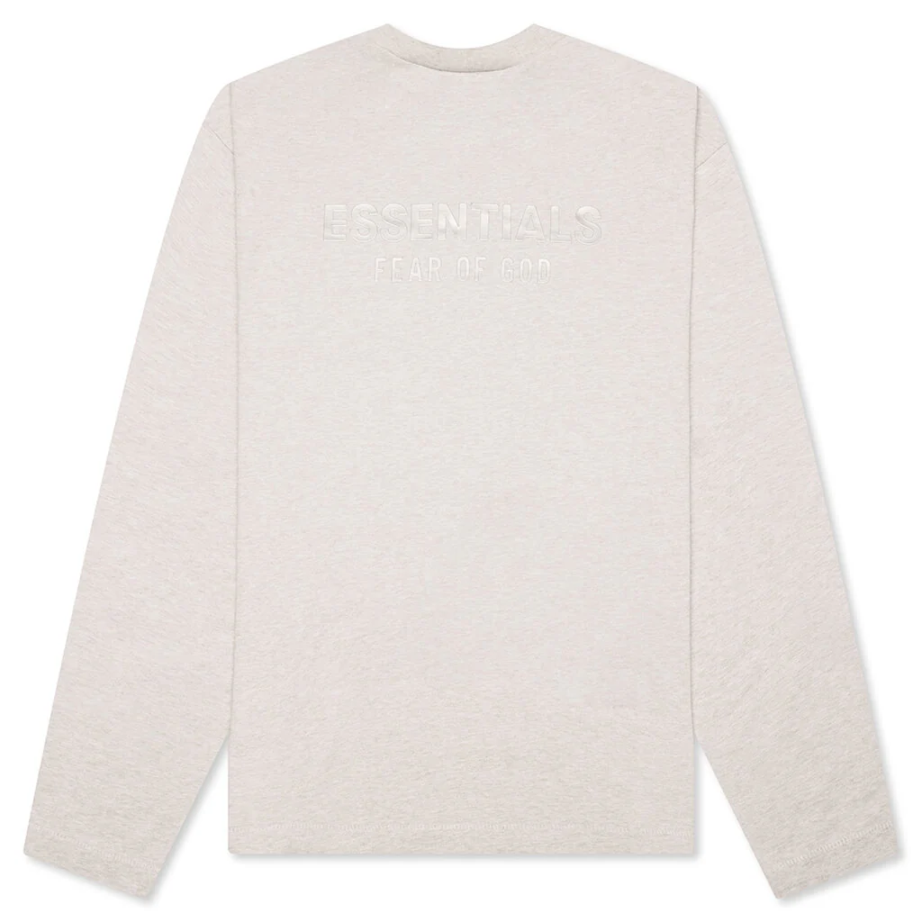 Classic L/S T-Shirt - Heather Stone - Image 2