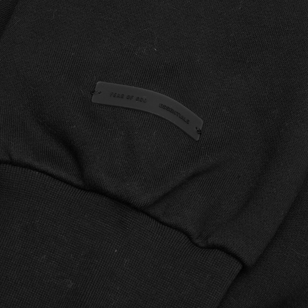 Classic Fleece Crewneck - Jet Black - Image 3