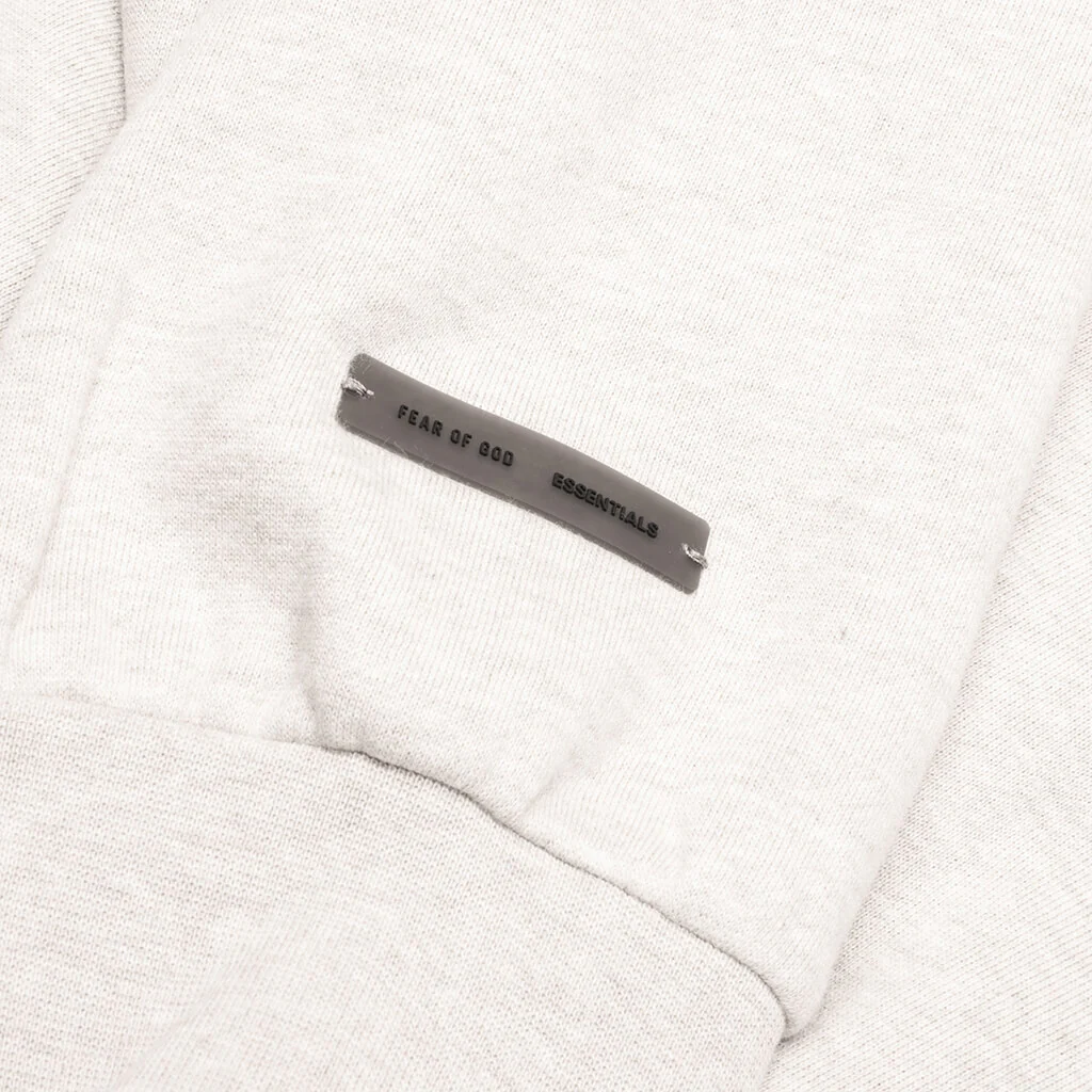 Classic Fleece Crewneck - Heather Stone - Image 3