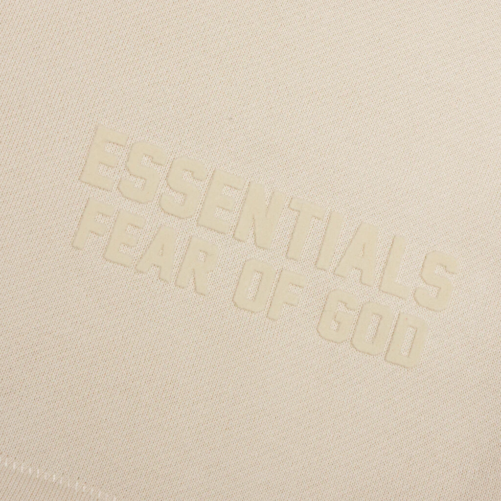 Essentials Sweatshort - Egg Shell - Image 4