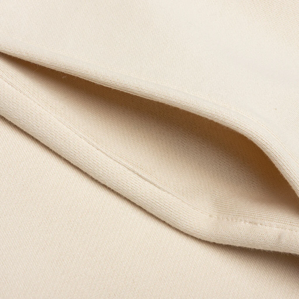Essentials Sweatshort - Egg Shell - Image 5