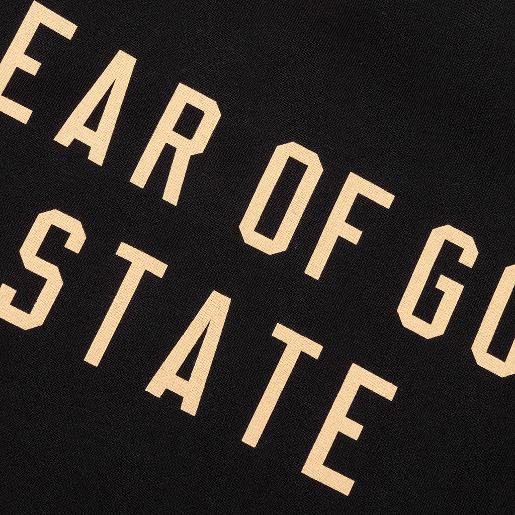 Fleece Crewneck - Black - Image 3
