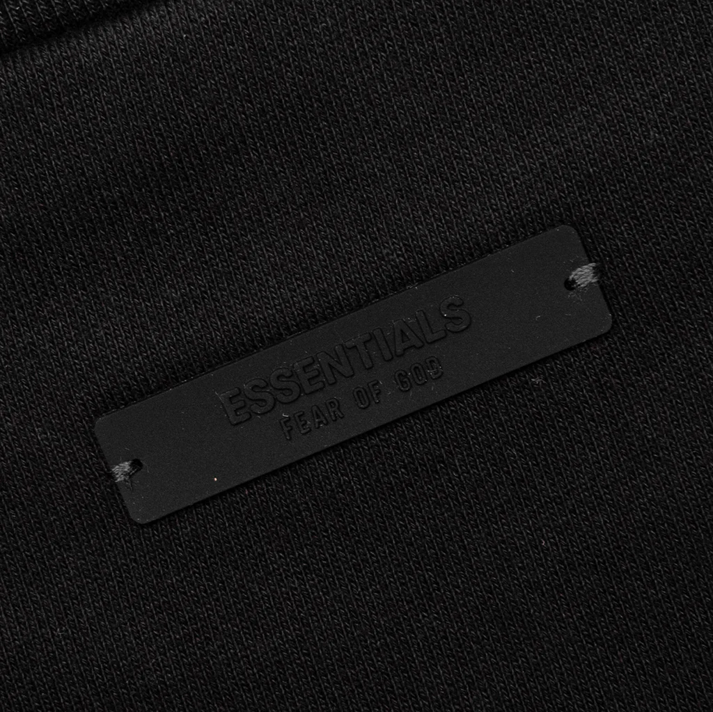 Fleece Crewneck - Black - Image 4