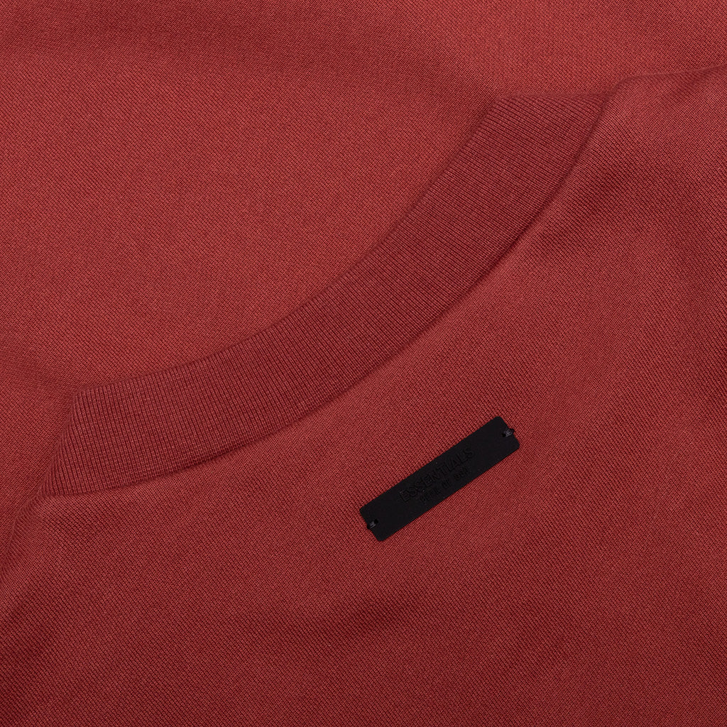 Fleece Crewneck - Crimson - Image 4