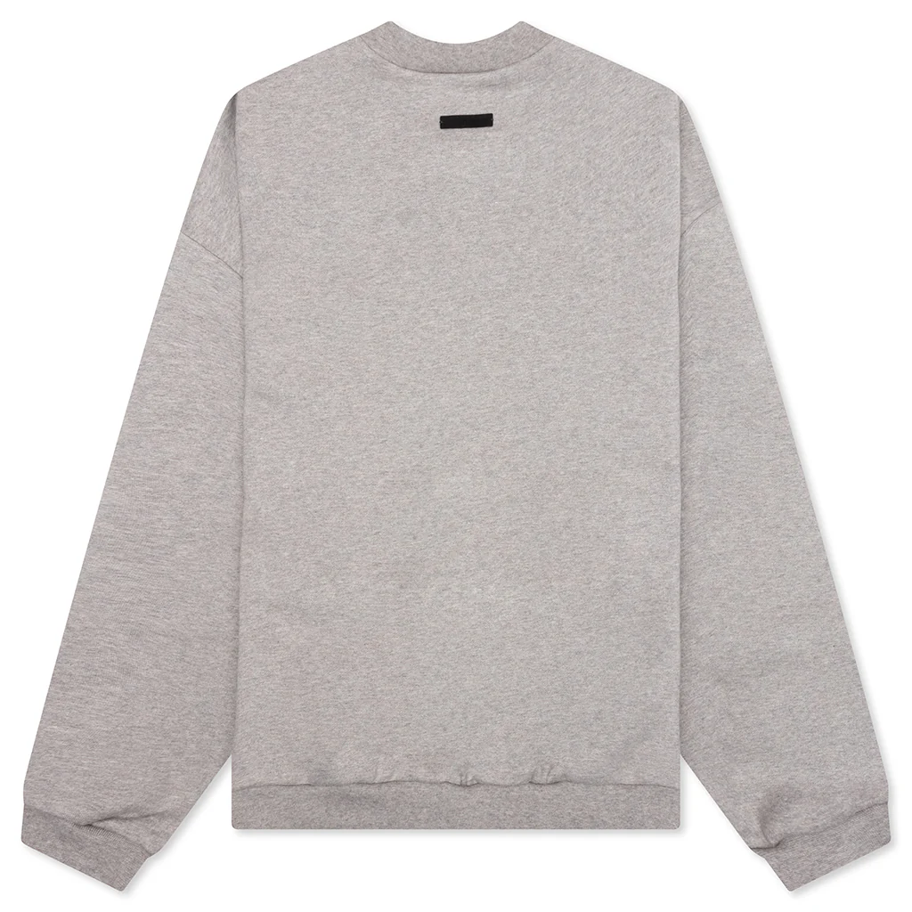 Fleece Crewneck - Dark Heather - Image 2