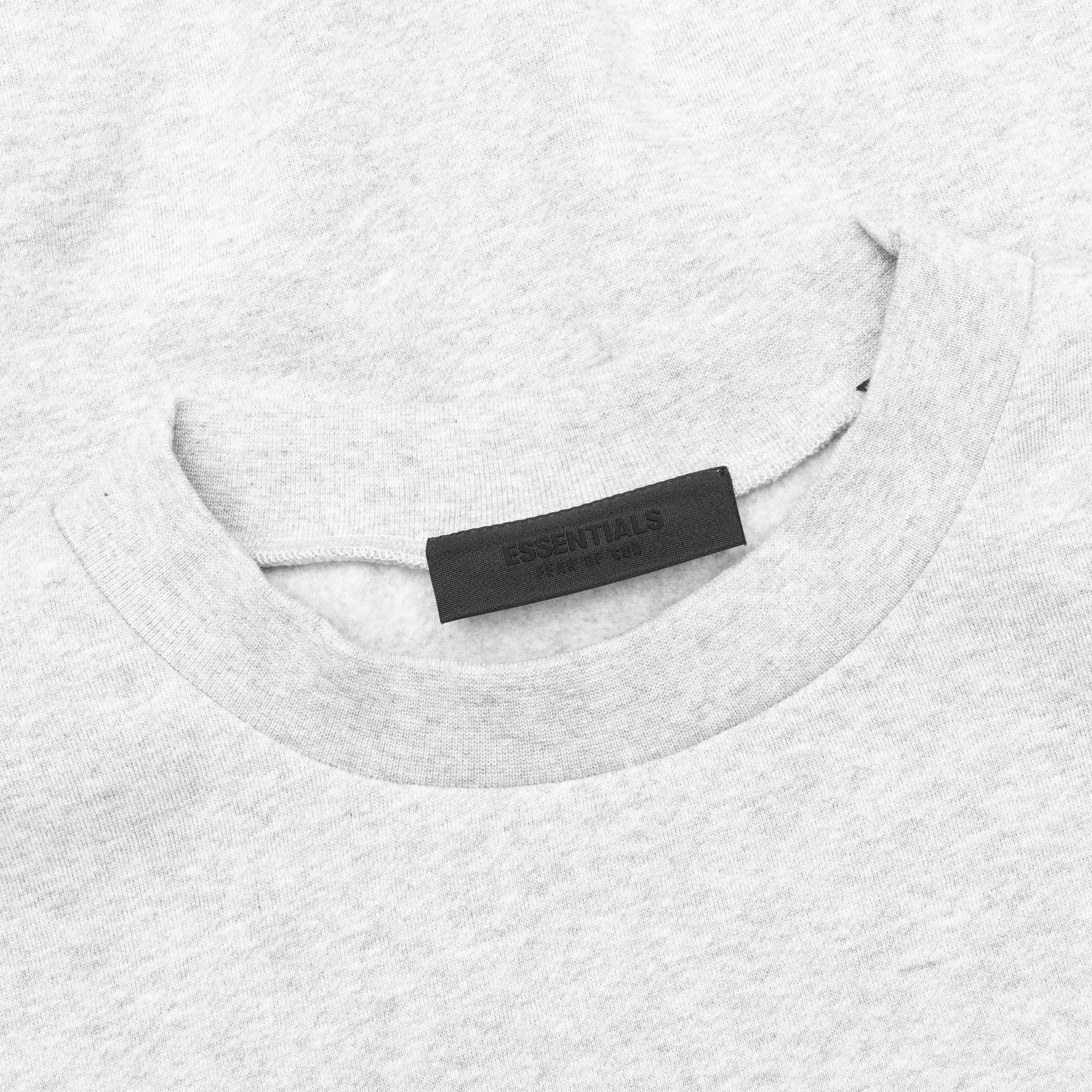 Fleece Crewneck - Light Heather Gray - Image 3