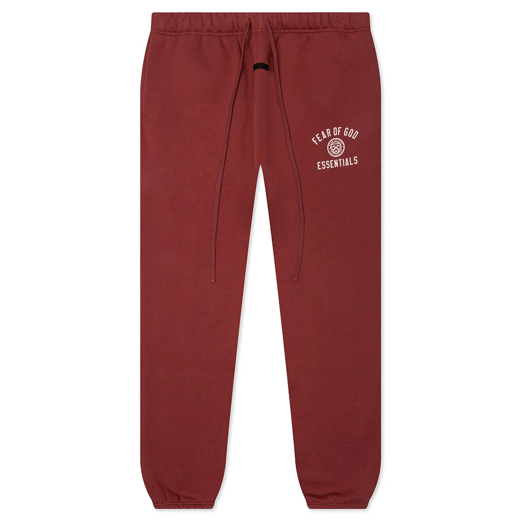Fleece Essential Sweatpant - Crimson