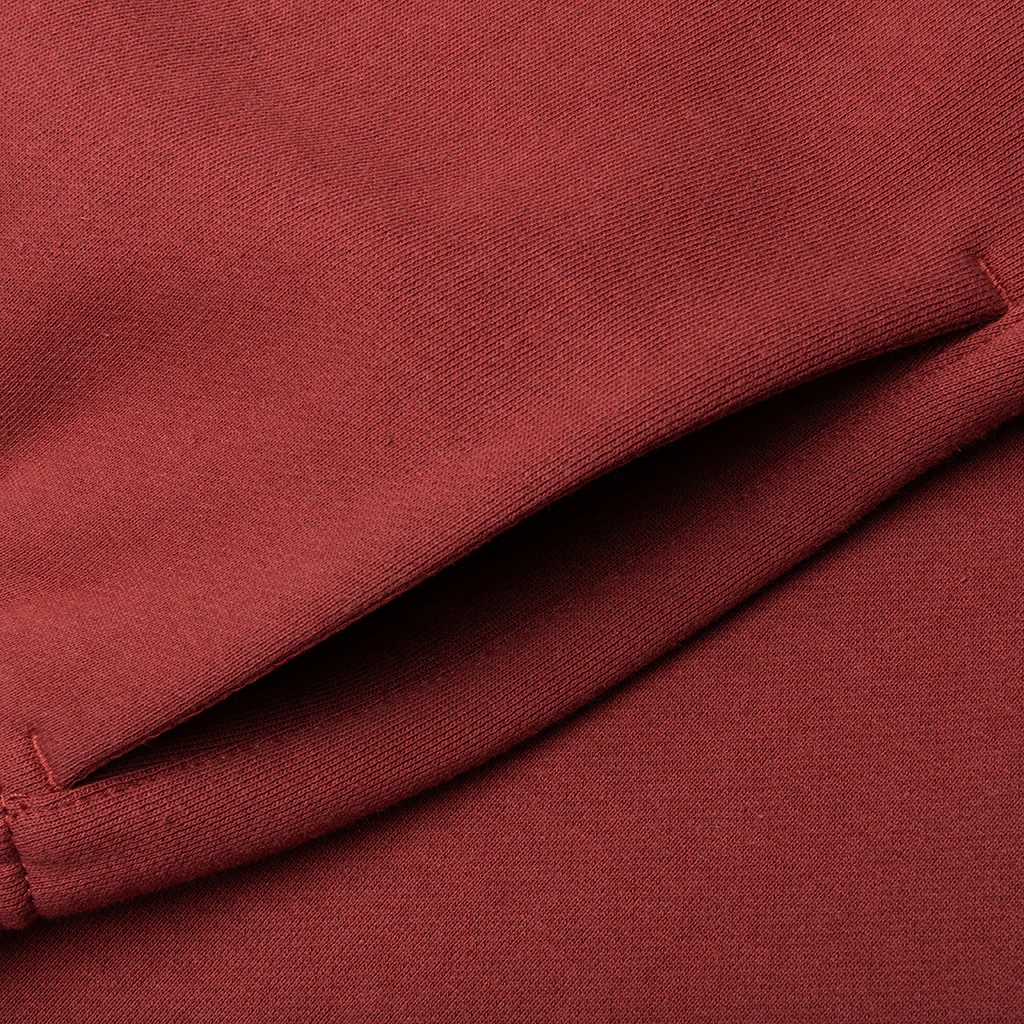 Fleece Essential Sweatpant - Crimson - Image 4