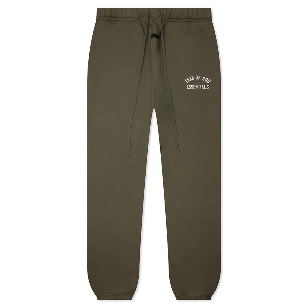 Fleece Essential Sweatpant - Military