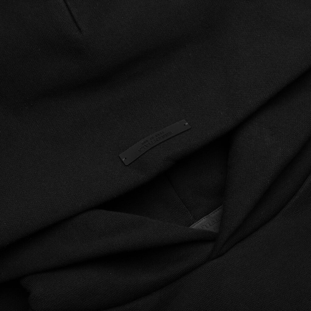 Fleece Hoodie - Black - Image 3