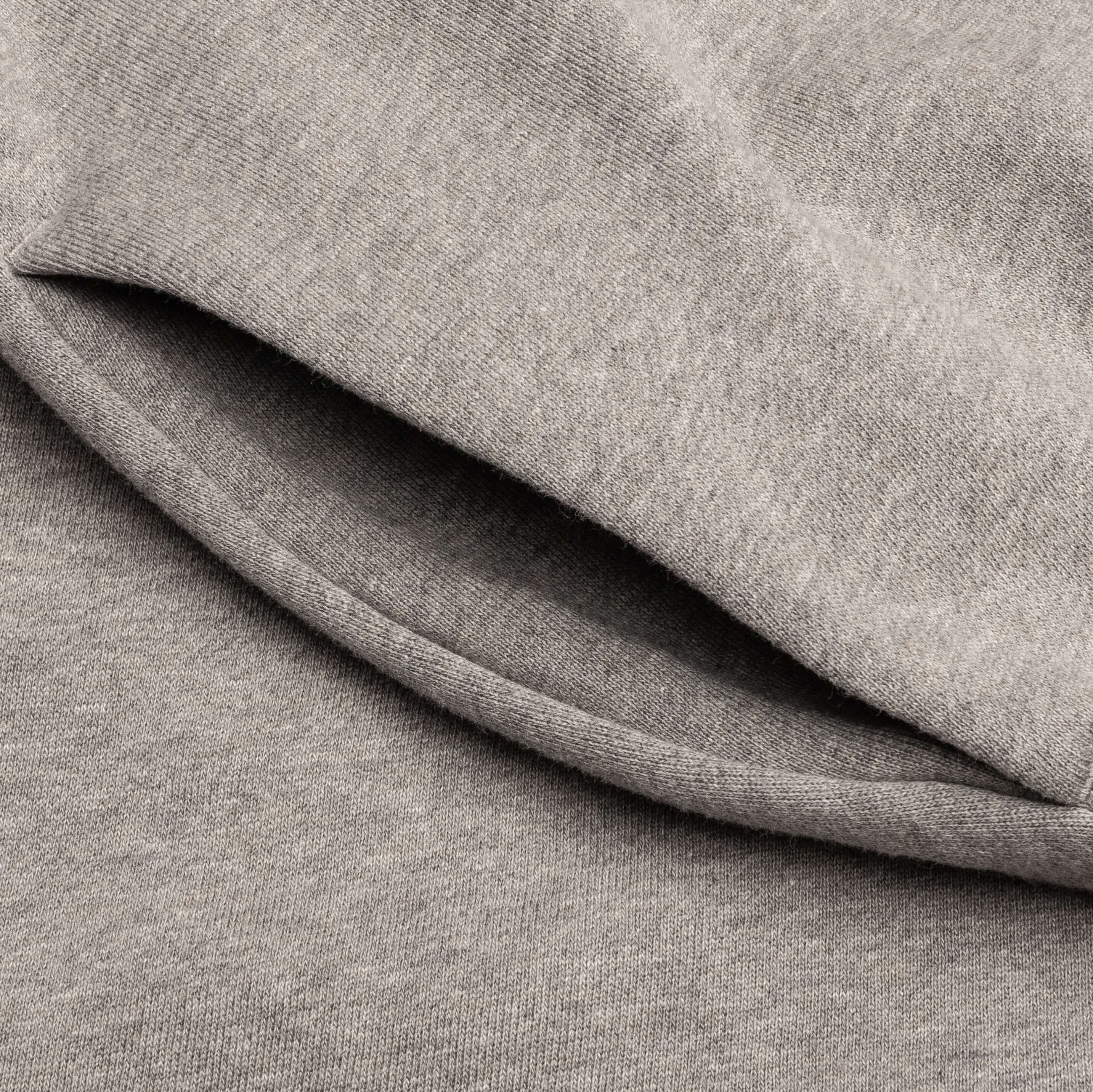 Fleece Hoodie - Heather Gray - Image 4