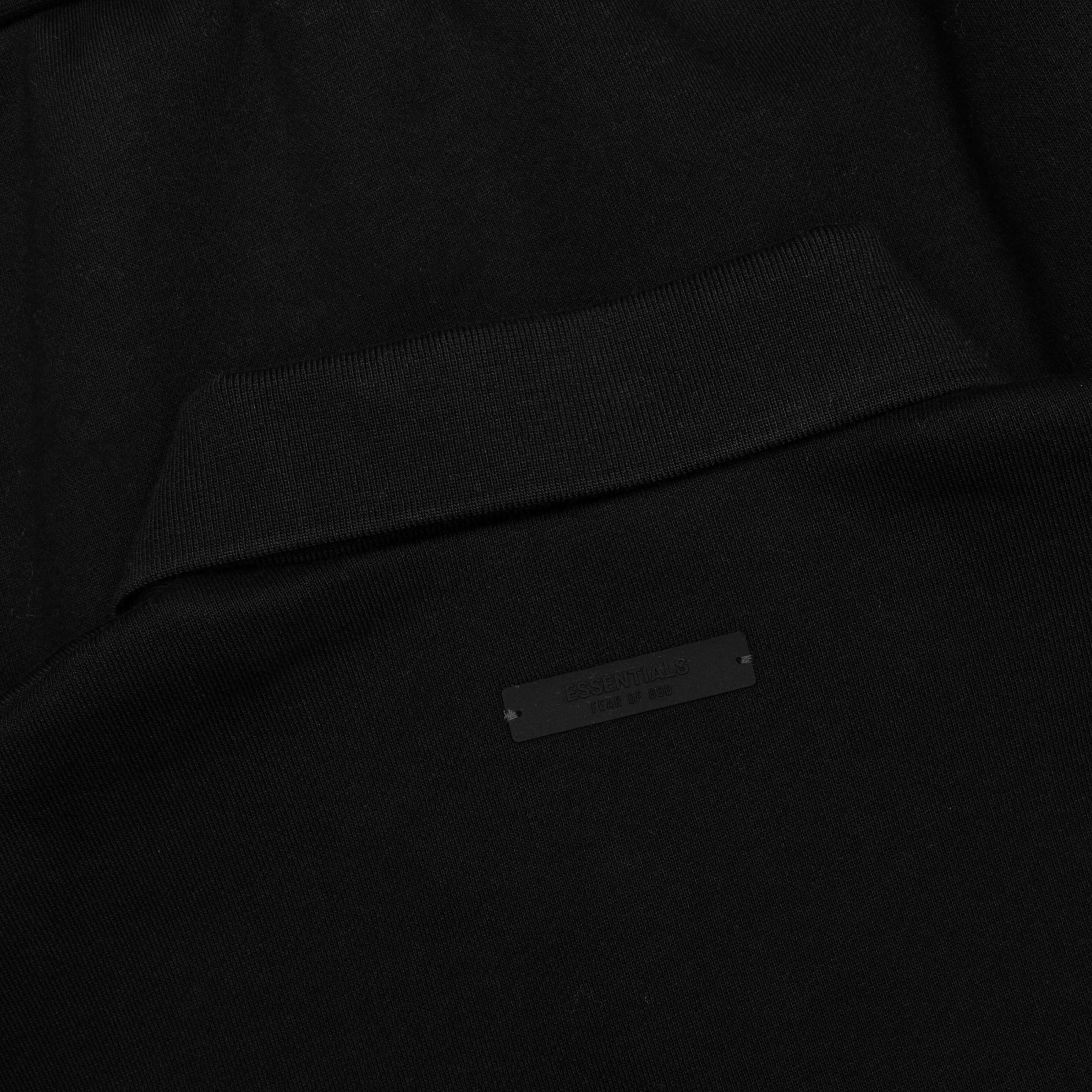 Fleece Polo - Black - Image 5