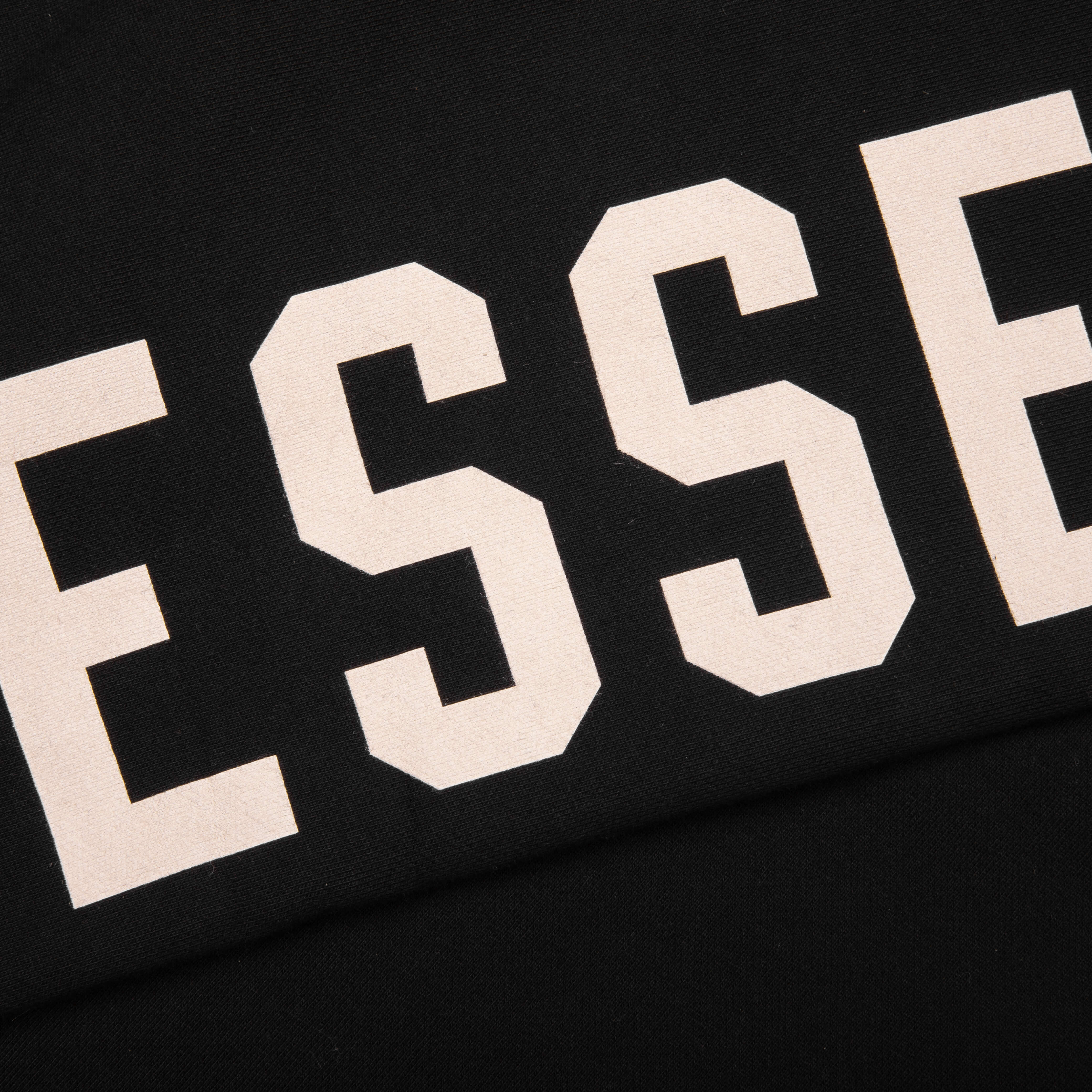 Fleece Relaxed Sweatpant - Black - Image 3