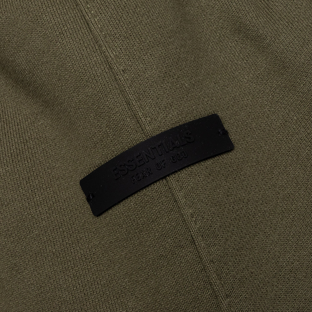 Fleece Relaxed Sweatpant - Military - Image 5
