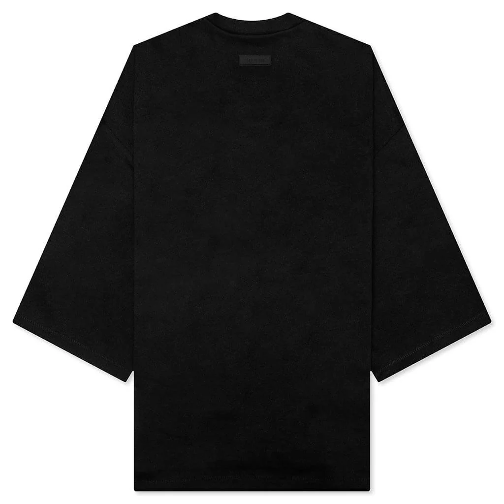 Football Tee - Jet Black - Image 2