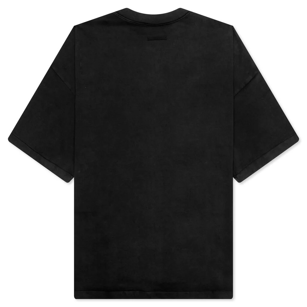 Heavy Crewneck Tee - Black - Image 2