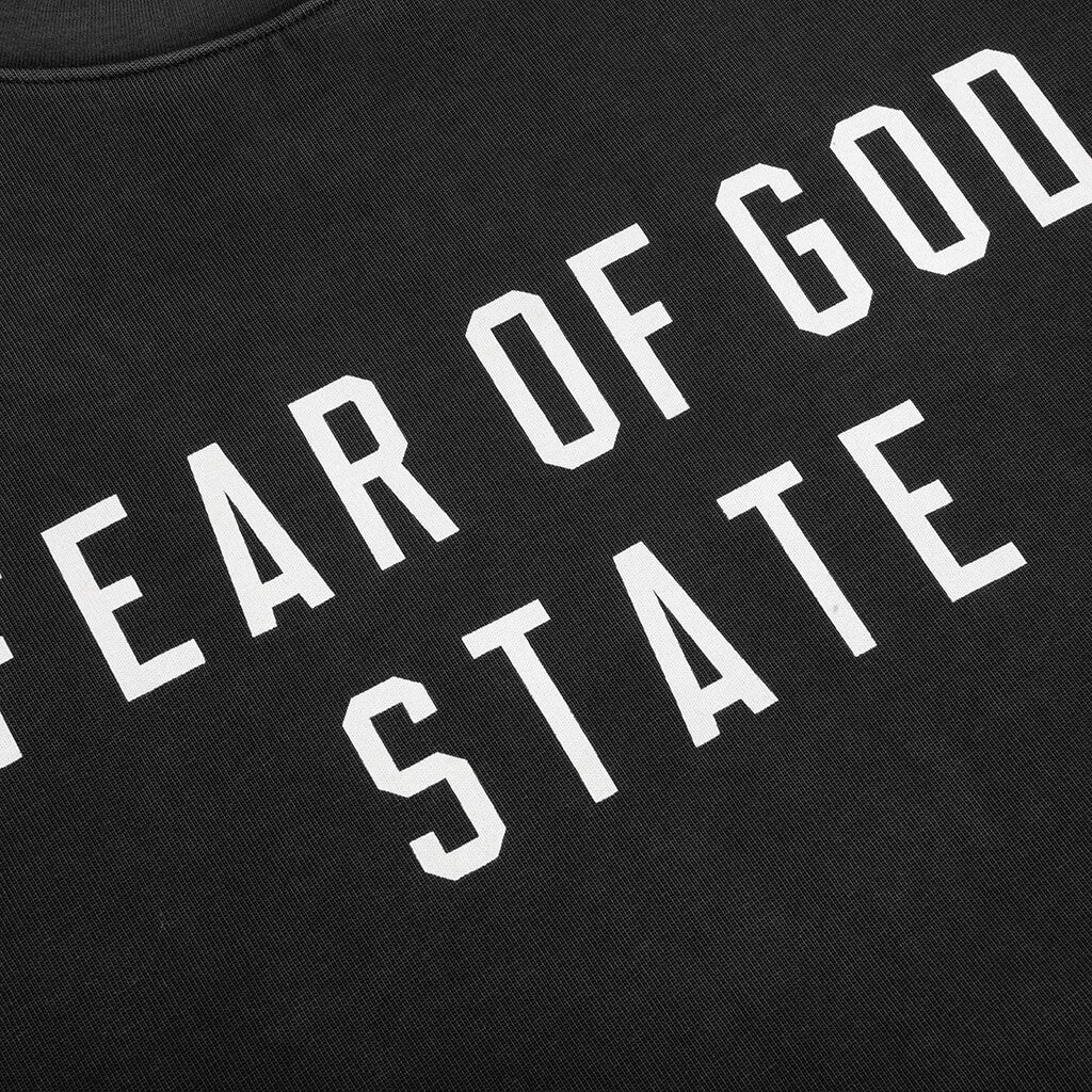 Heavy Crewneck Tee - Black - Image 3