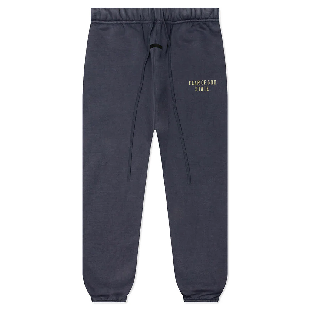 Heavy Fleece Essential Sweatpant - Marine