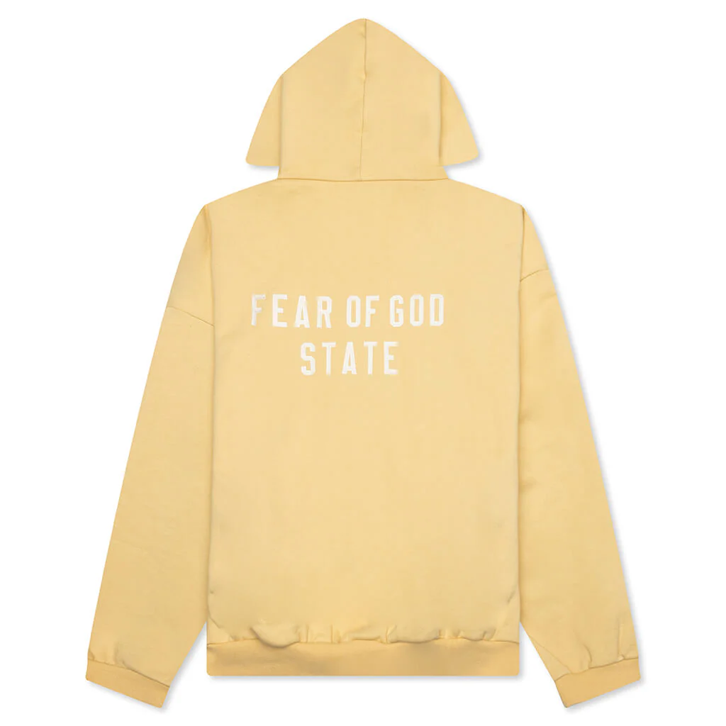 Heavy Fleece Fullzip Hoodie - Amber - Image 2