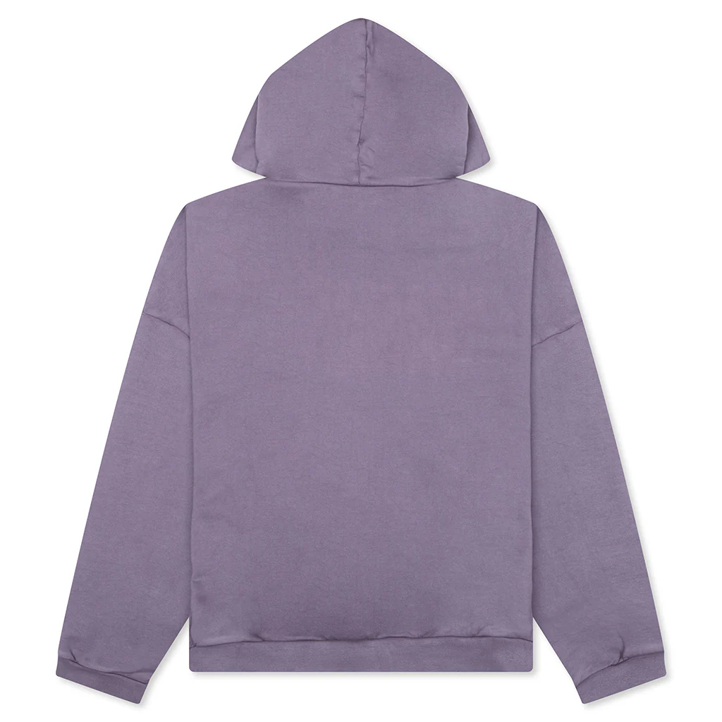 Heavy Fleece Hoodie - Lavender - Image 2
