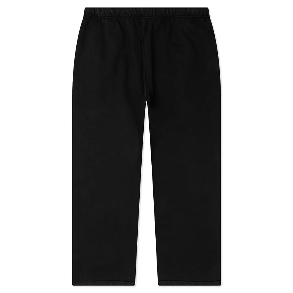 Heavy Fleece Relaxed Sweatpant - Black - Image 2