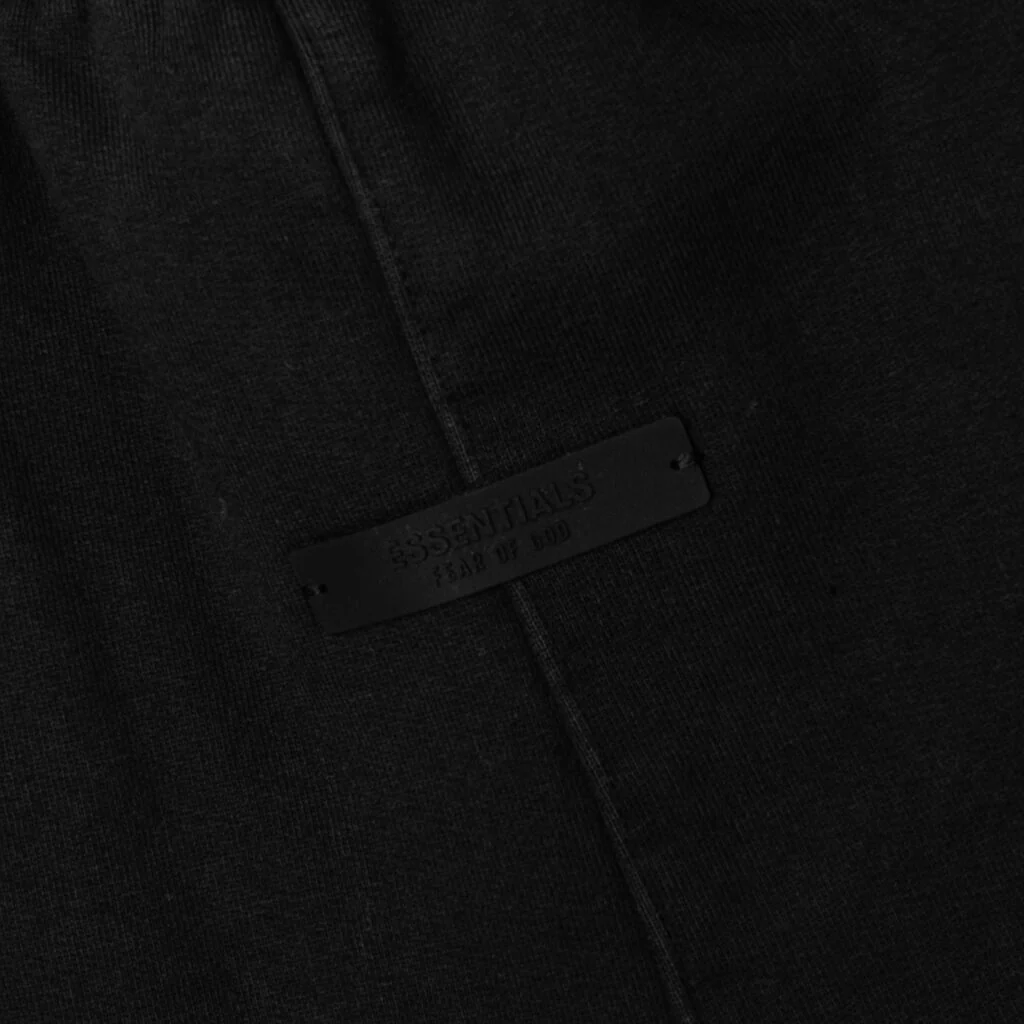 Heavy Fleece Relaxed Sweatpant - Black - Image 4