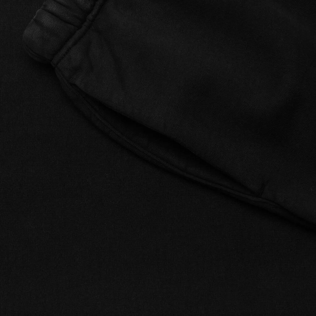 Heavy Fleece Relaxed Sweatpant - Black - Image 5