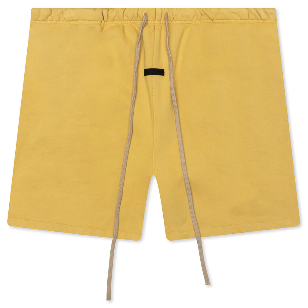 Heavy Fleece Soccer Short - Amber