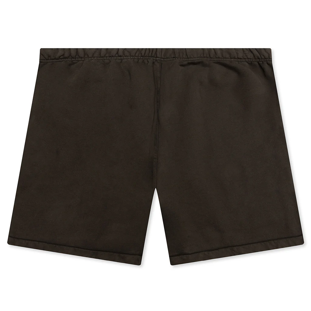 Heavy Fleece Soccer Short - Brown - Image 2